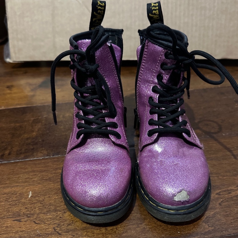 Dr. Martens Glitter Lace-Up Boots